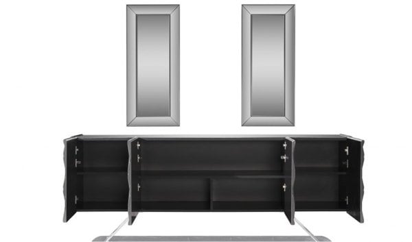 Viona Gri Yemek Odası Takımı