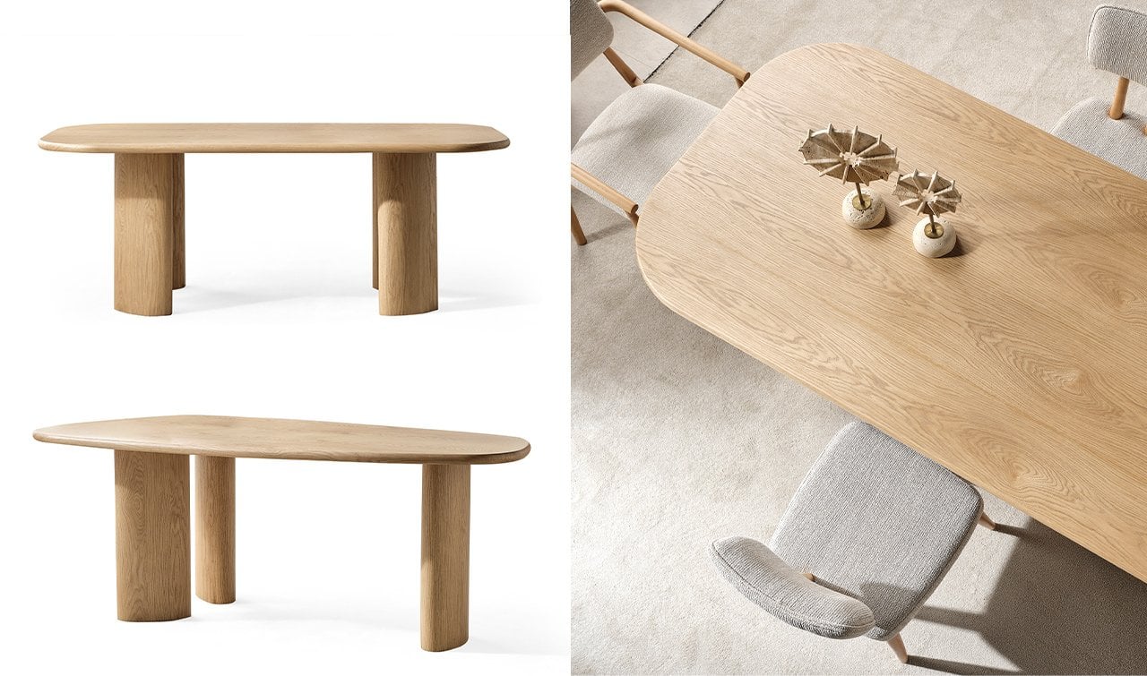 Oslo Yemek Odası Takımı | Meşe