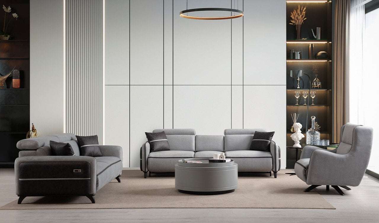 Delhi Oturma Grubu - USB Şarjlı Koltuk