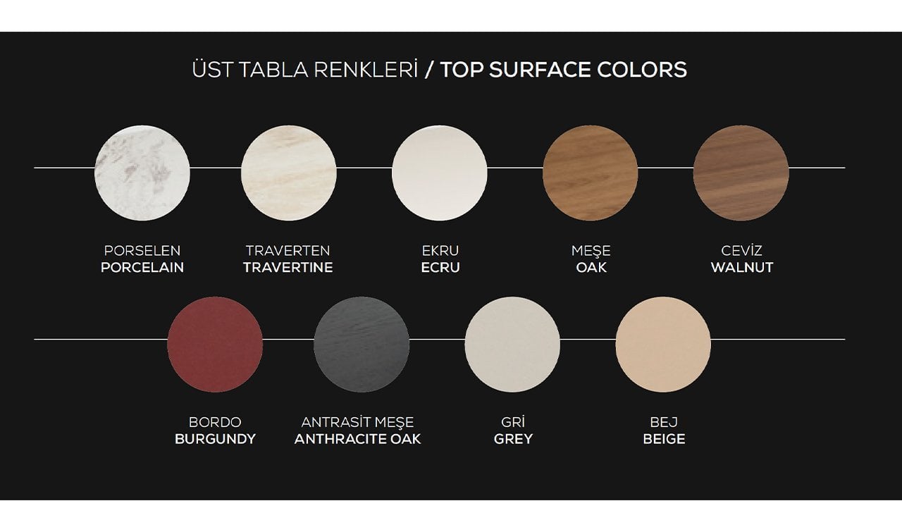 Delta Yemek Odası Takımı | Gri