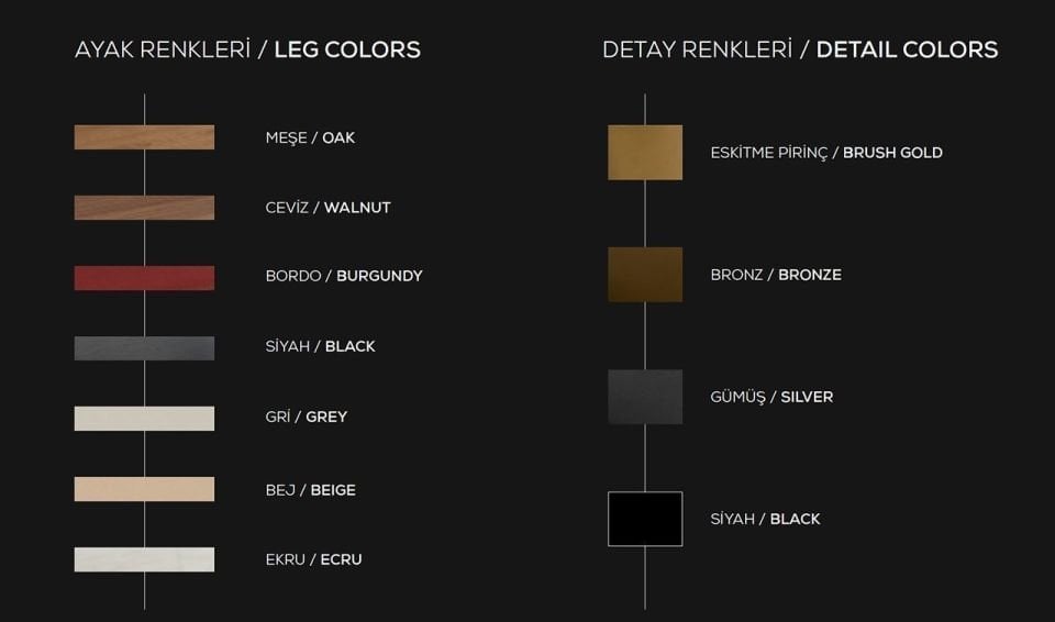 Delta Yemek Odası Takımı | Gri
