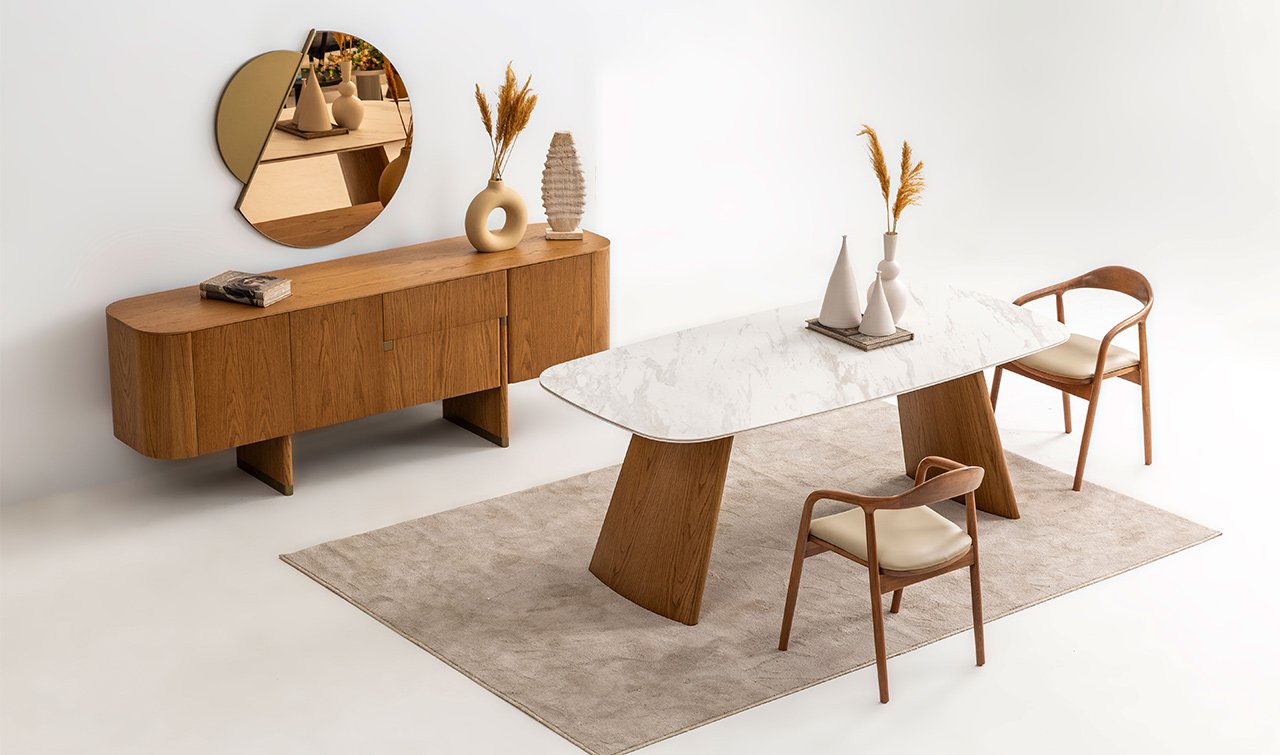 Delta Yemek Odası Takımı | Meşe