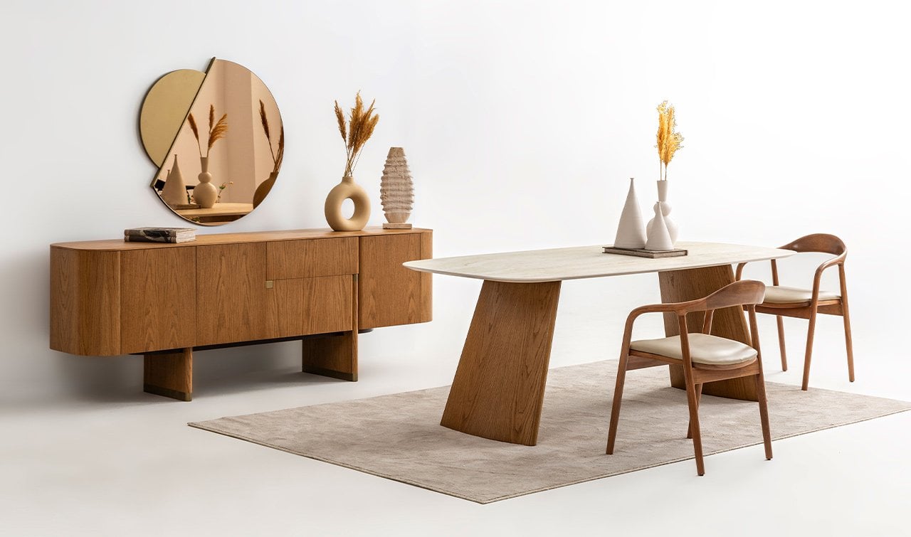 Delta Yemek Odası Takımı | Meşe