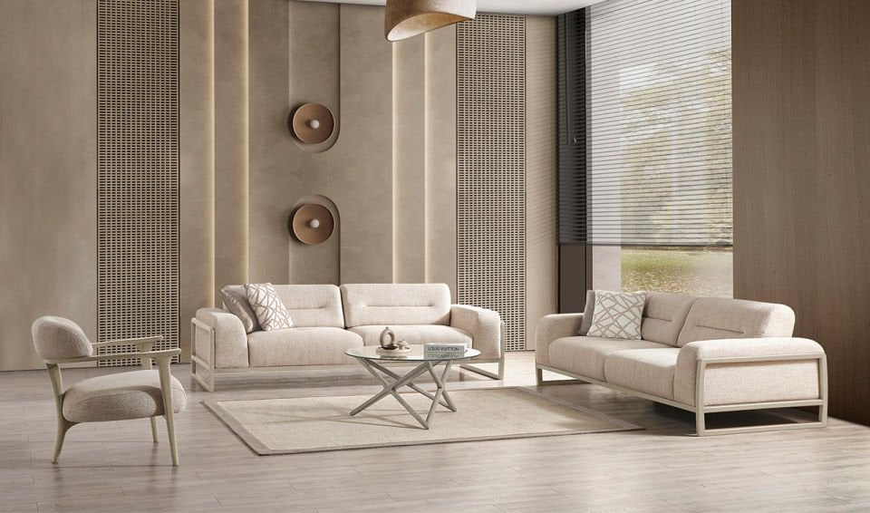 Togg Krem Koltuk Takımı