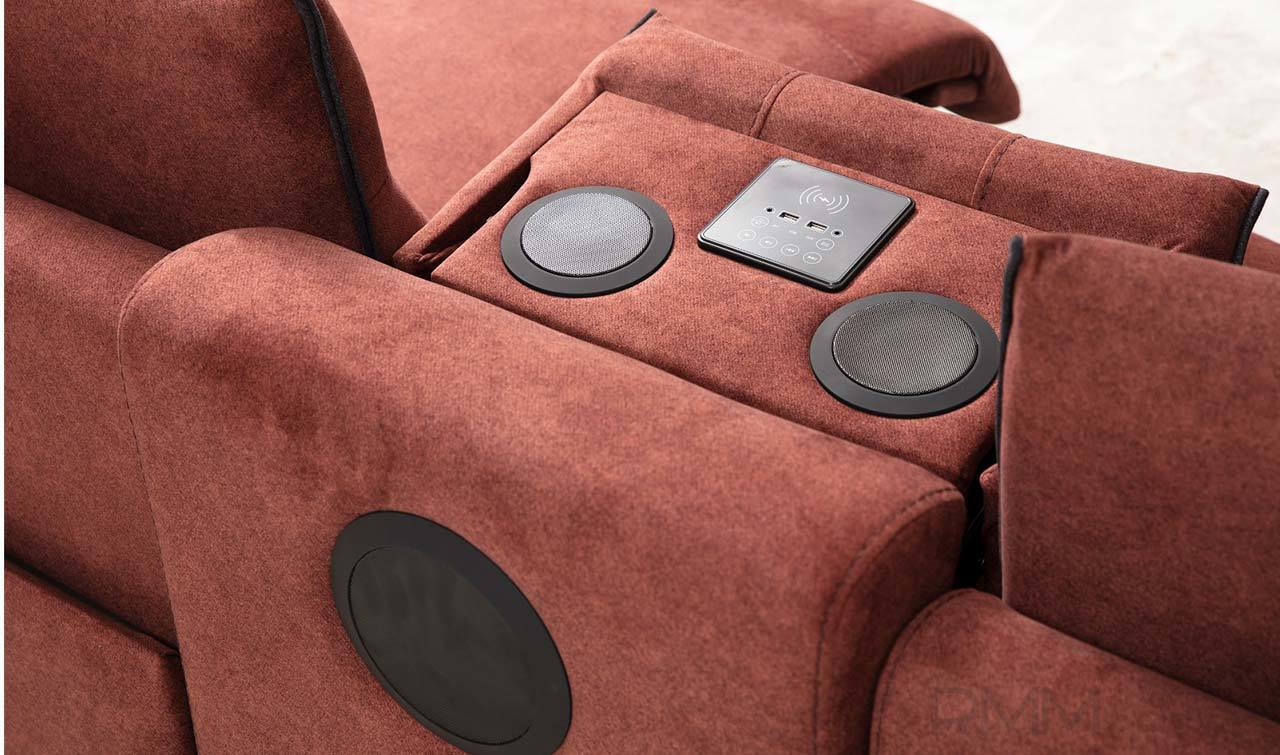 Mozart Müzik Sistemli Koltuk - Taba