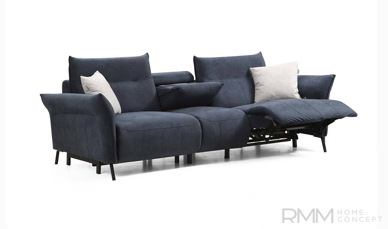 Mozart Müzik Sistemli Koltuk Takımı (Antresit - Açık Gri)