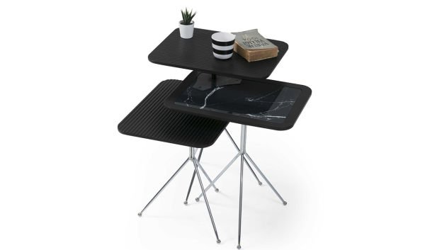 Diamond Ahşap Zigon Sehpa