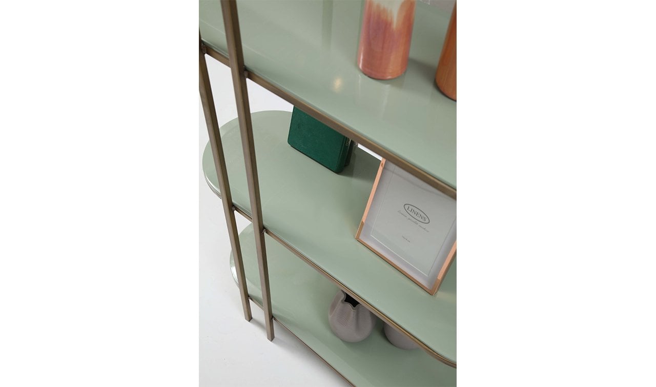 Lola Eskitme Gold Kitaplık