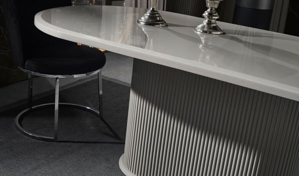 Gucci Luxury Yemek Odası Takımı - Gri