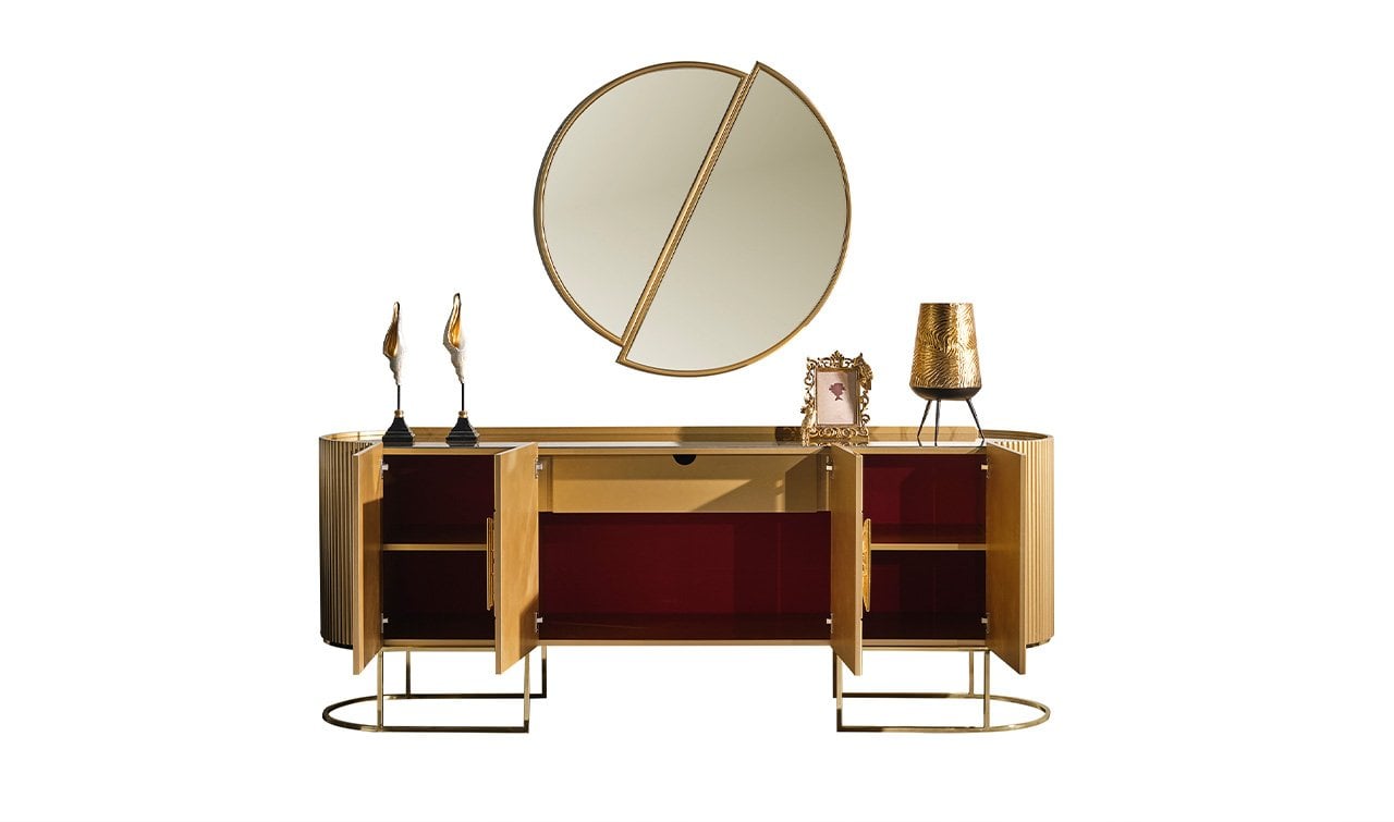 Gucci Luxury Yemek Odası Takımı - Golden