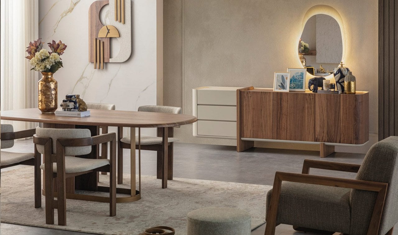 Soho Ahşap Yemek Odası Takımı