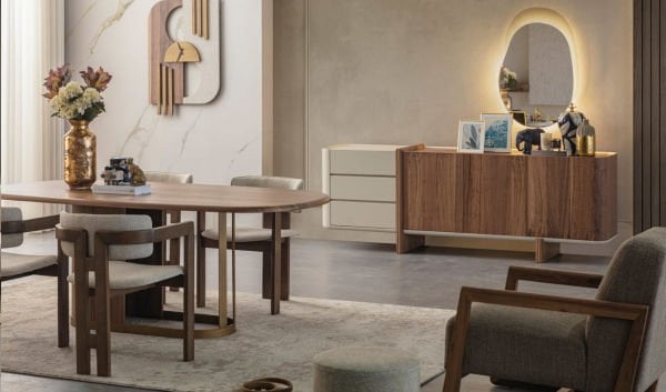 Soho Ahşap Yemek Odası Takımı