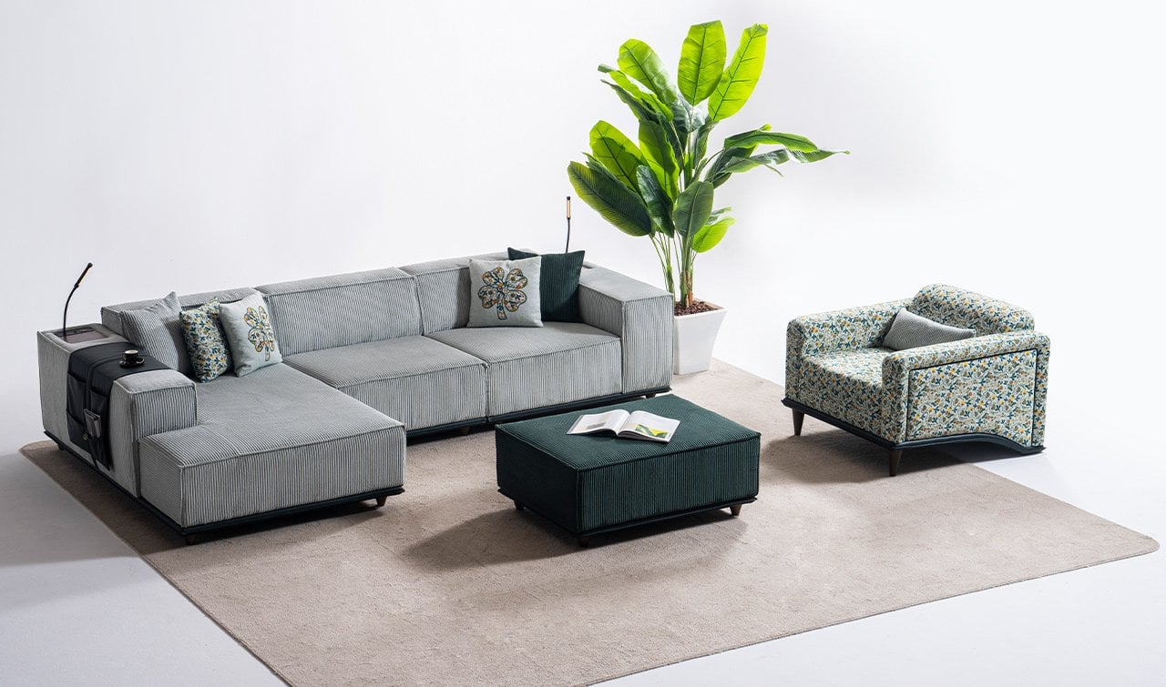 Puffy Relax Köşe Koltuk Takımı