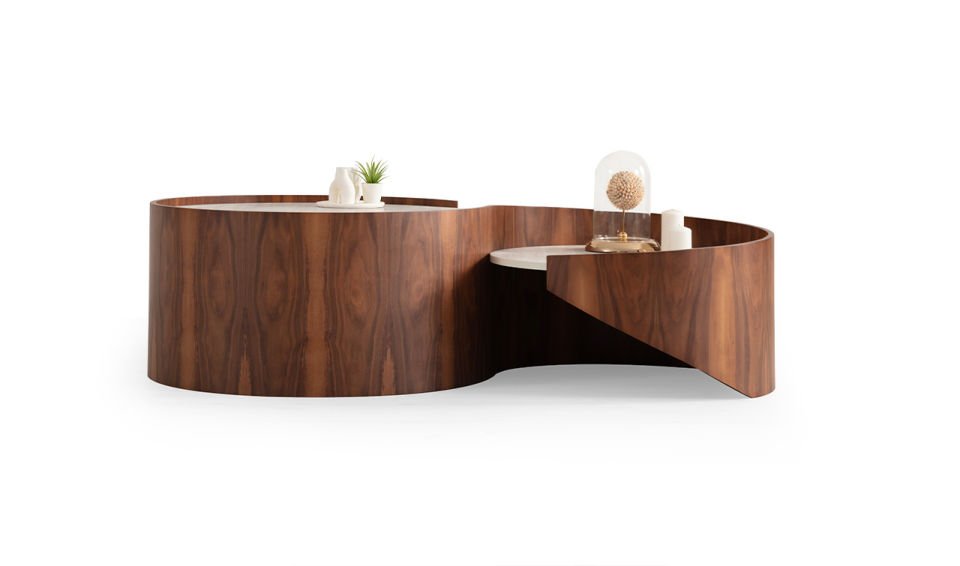 Atlantis İkili Orta Sehpa | Ceviz