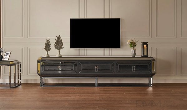 Gucci Luxury Şömineli Tv Ünitesi