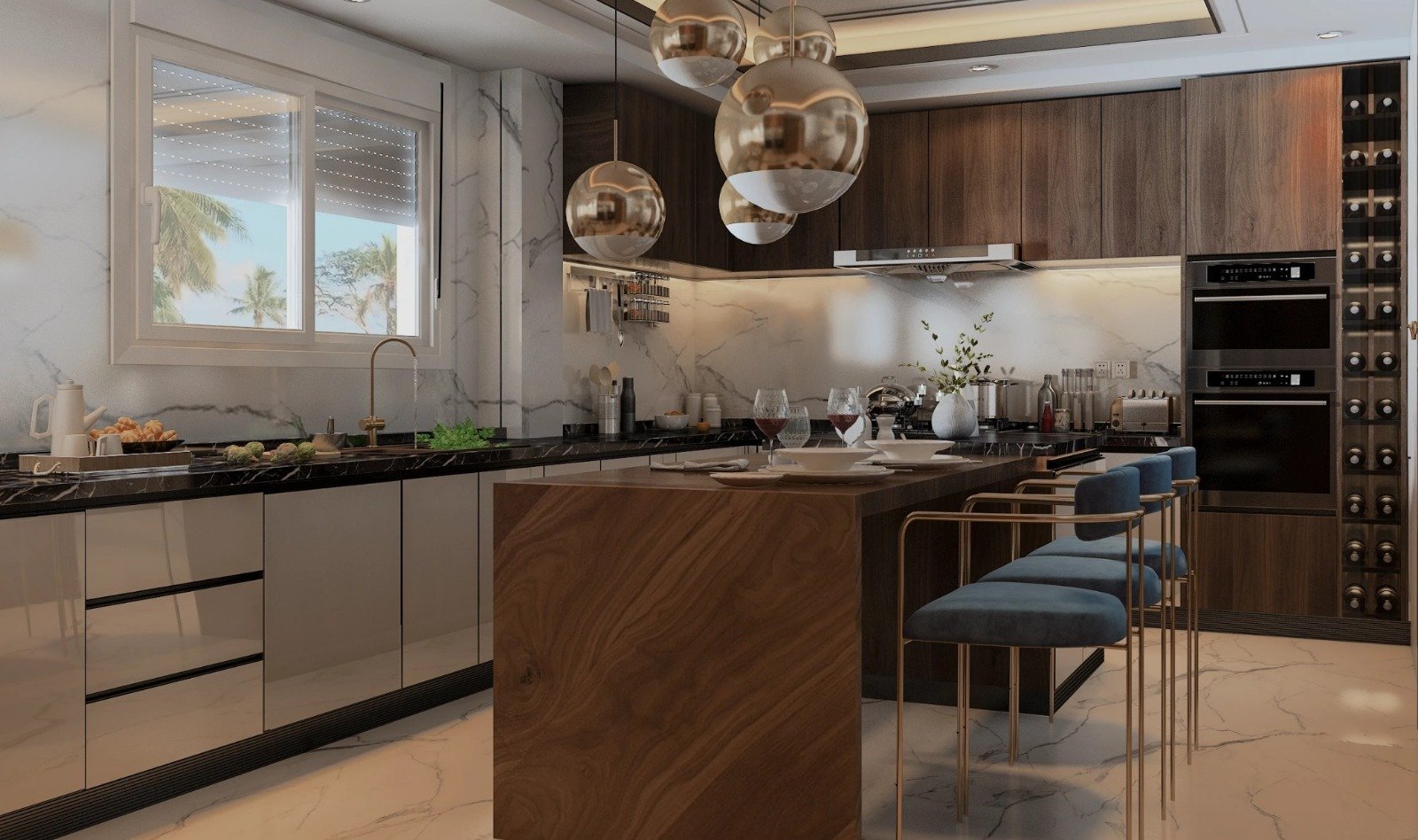 Mutfak dekorasyon iç mimarlık hizmeti Anadolu Yakası