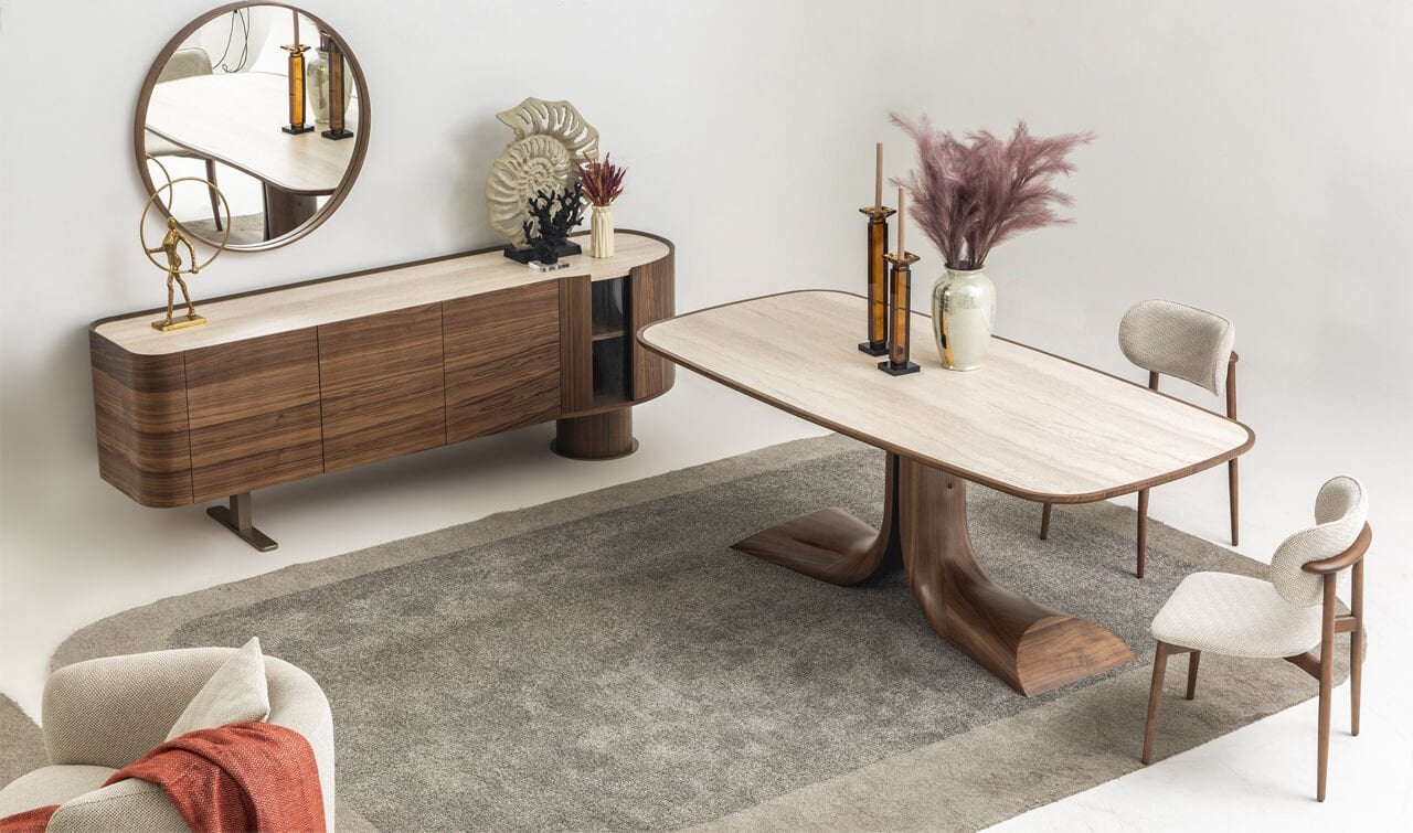 Traverten mi, Mermer mi? Doğal Taş Yemek Masası Seçiminde Bilmeniz Gereken Her Şey 