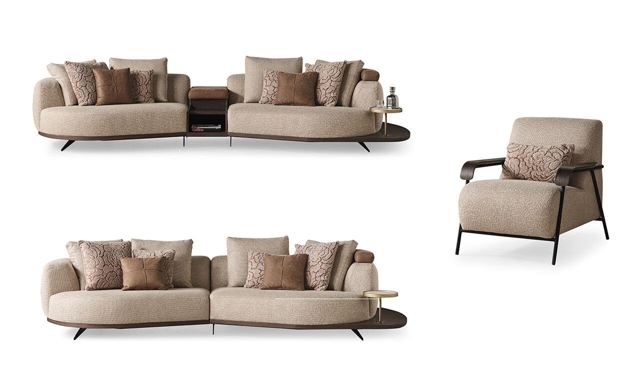 Modüler Koltuklar ile Minimal Salon Dekorasyonu: Yılın Trendi