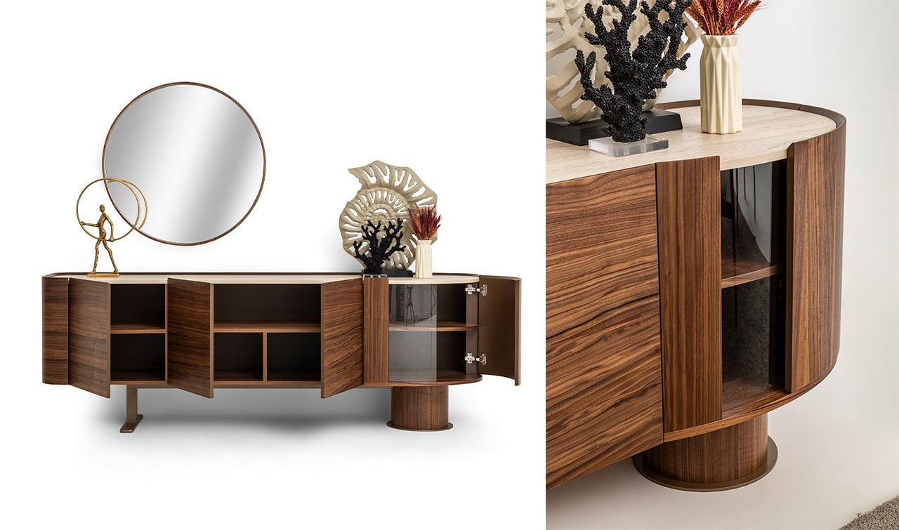 Otto Yemek Odası Takımı | Ceviz