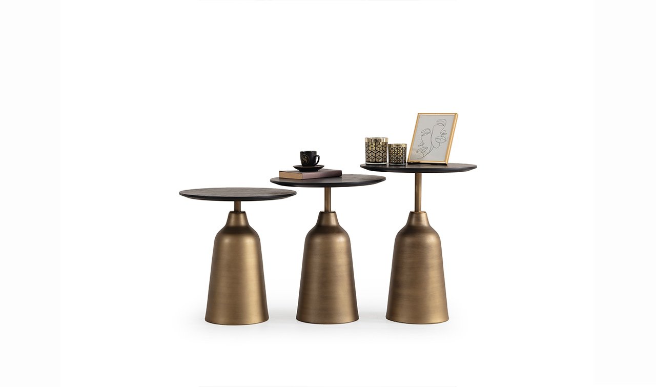 Loft Üçlü Zigon Sehpa