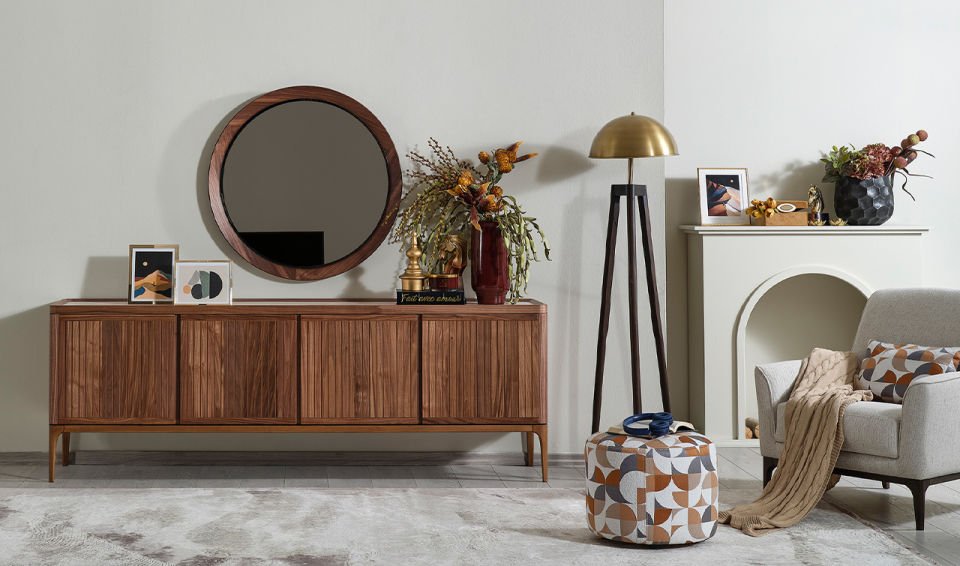 Atlas Yemek Odası Takımı | Amerikan Cevizi