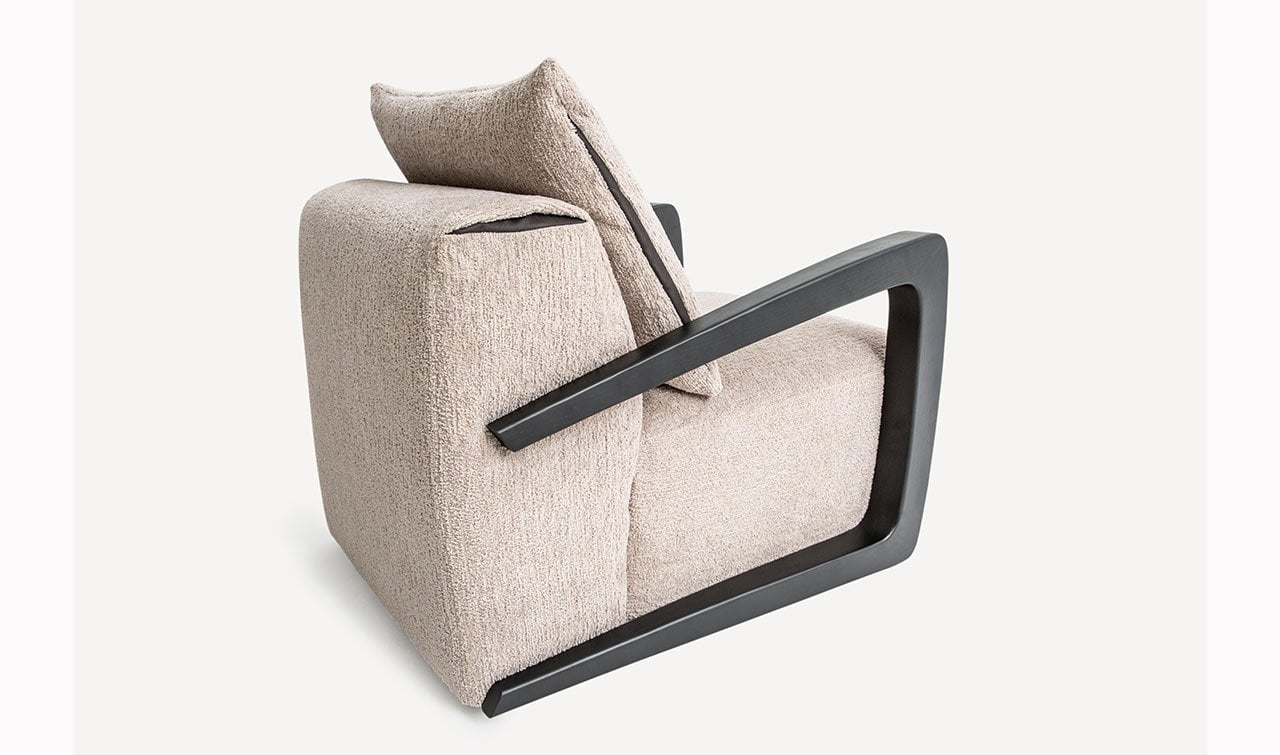 Soho Ahşap Kollu Tekli Koltuk