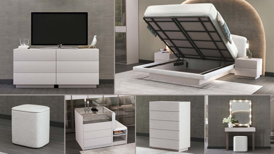 Kaşmir Modüler Köşe Dolap Sistemi