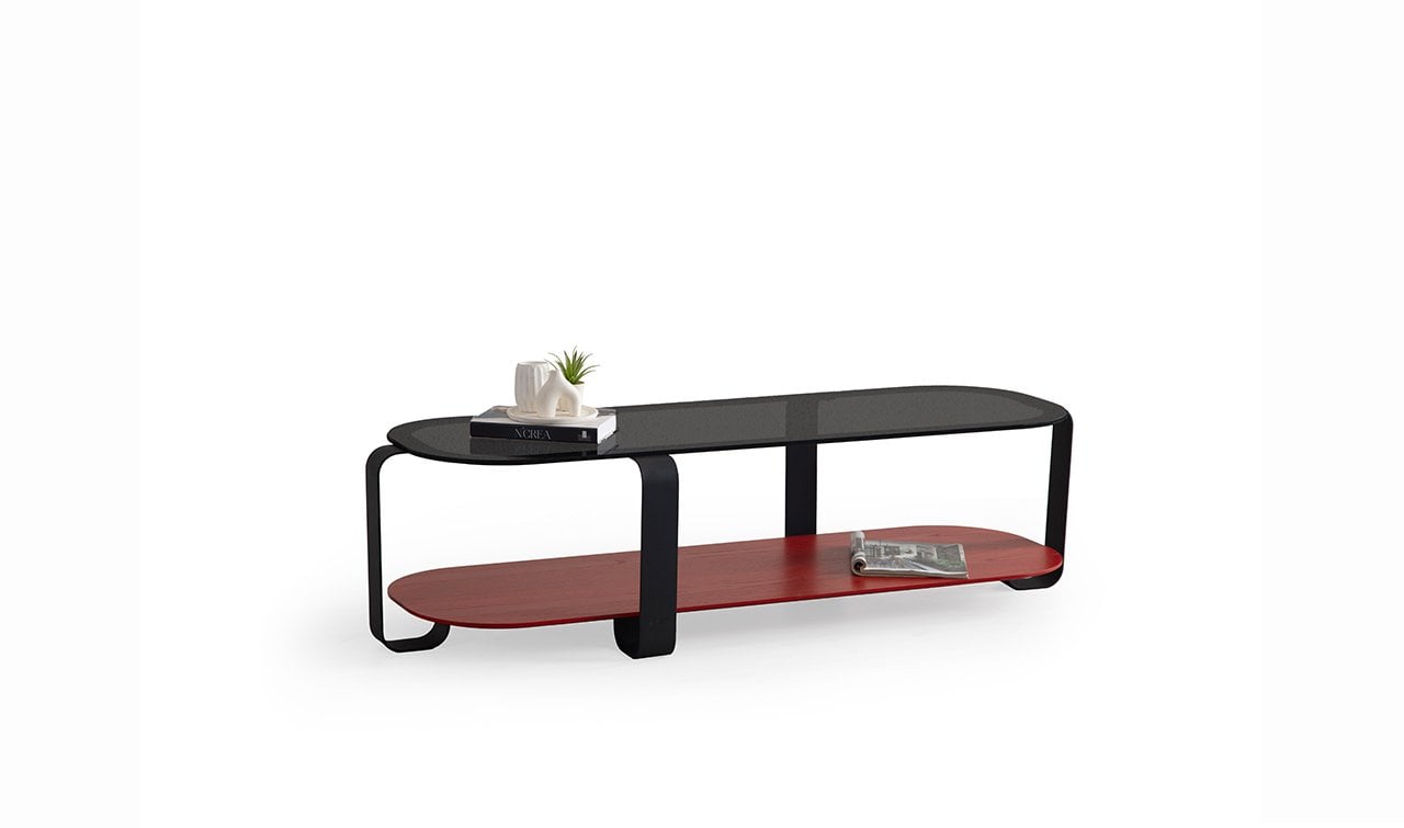 Royal İkili Orta Sehpa | Kırmızı