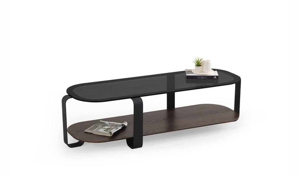 Royal İkili Orta Sehpa | Siyah