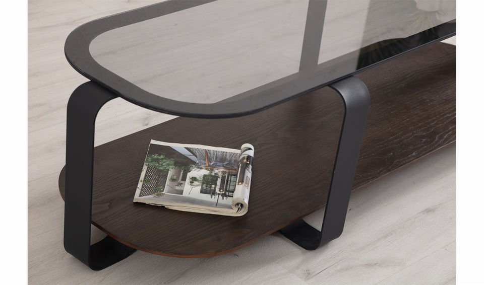 Royal İkili Orta Sehpa | Siyah