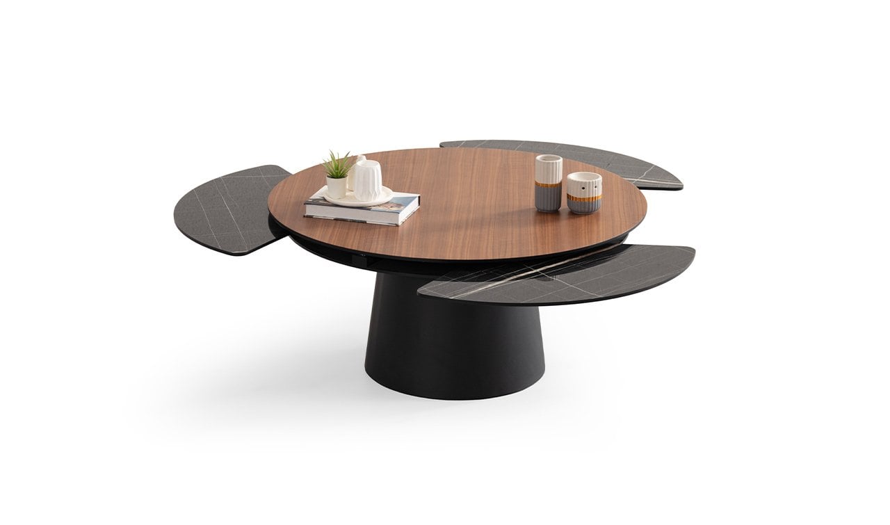 Sense Orta Sehpa | Ceviz & Siyah