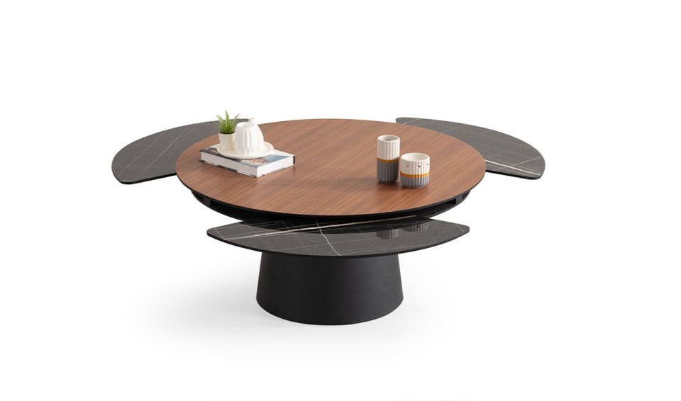 Sense Orta Sehpa | Ceviz & Siyah