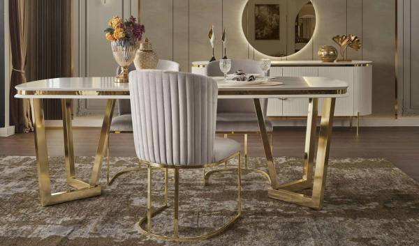 Tesla Luxury Yemek Odası Takımı