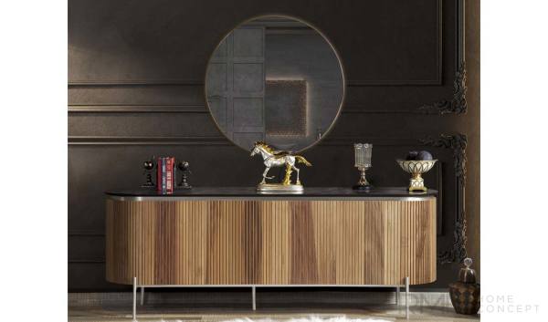 Tesla Yemek Odası Takımı | Ceviz Gümüş