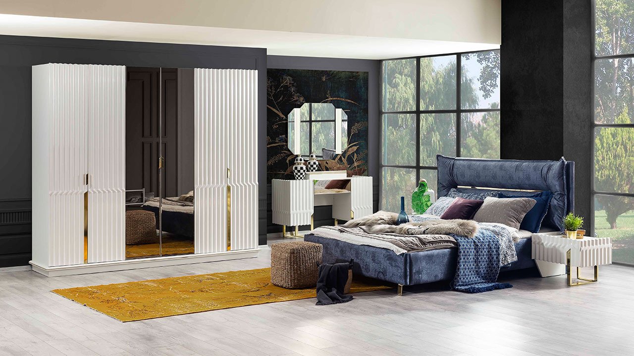 Polo 6 Kapılı Yatak Odası Takımı 6 Kapılı Gardrop