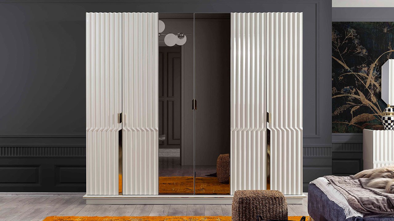 Polo 6 Kapılı Yatak Odası Takımı 6 Kapılı Gardrop