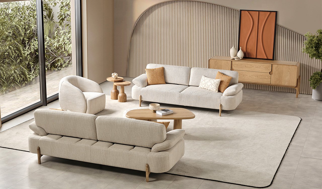 Oslo Koltuk Takımı | Meşe Ayak