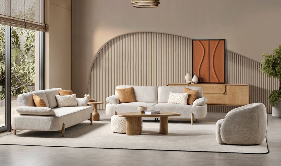 Oslo Koltuk Takımı | Meşe Ayak