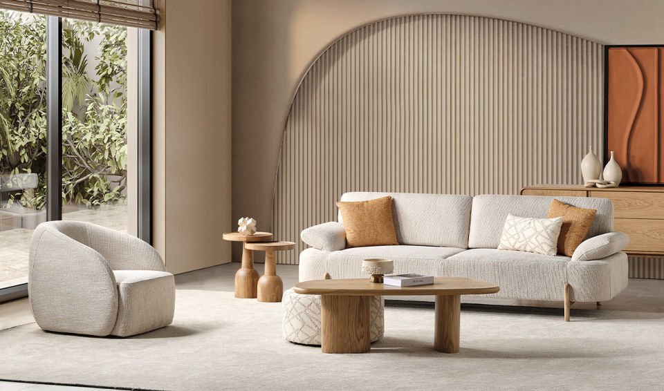 Oslo Koltuk Takımı | Meşe Ayak