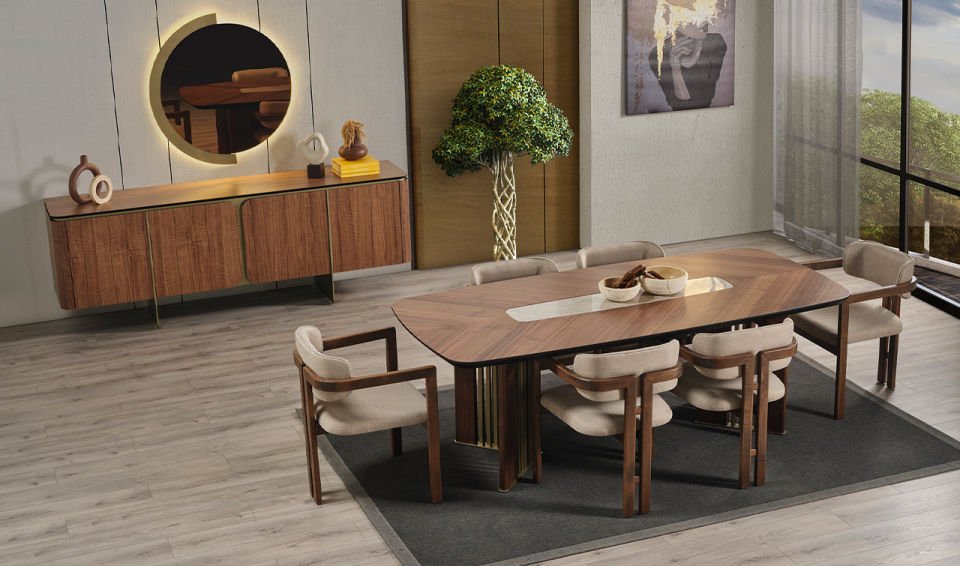 Siesta Modern Yemek Odası Takımı