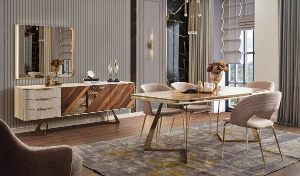 Godiva Yemek Odası Takımı Konsol