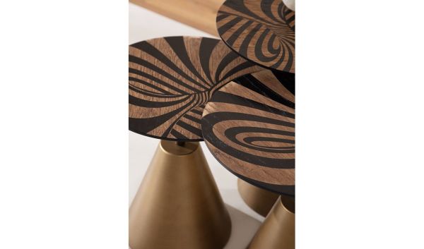 Dark Gold Zigon Sehpa