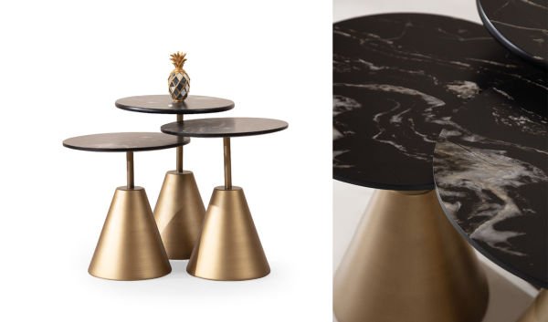 Dark Gold Zigon Sehpa