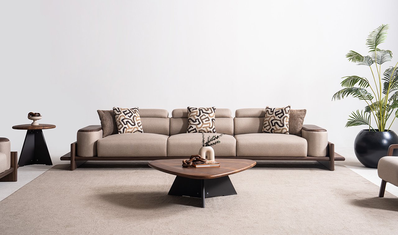 Hisar Koltuk Takımı | Ahşap Kol