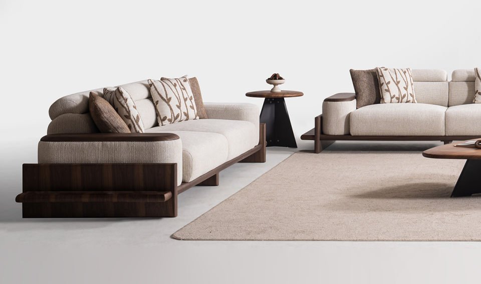 Hisar Koltuk Takımı | Ahşap Kol