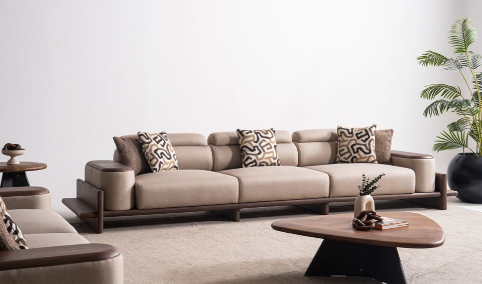 Hisar Koltuk Takımı | Ahşap Kol