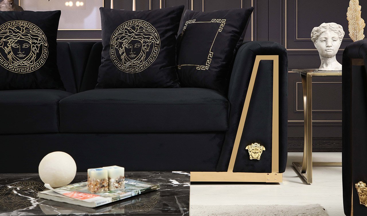 Versace Koltuk Takımı - Mini Berjer