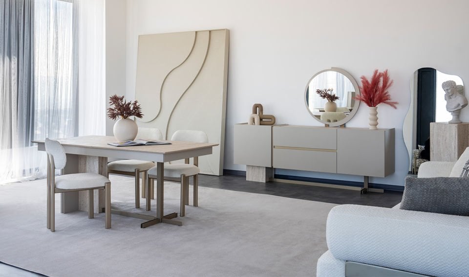 Mocha Yemek Odası Takımı