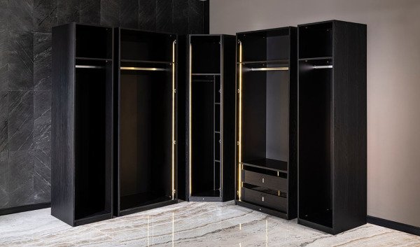 Lion Giyinme Odası - Köşe Dolap