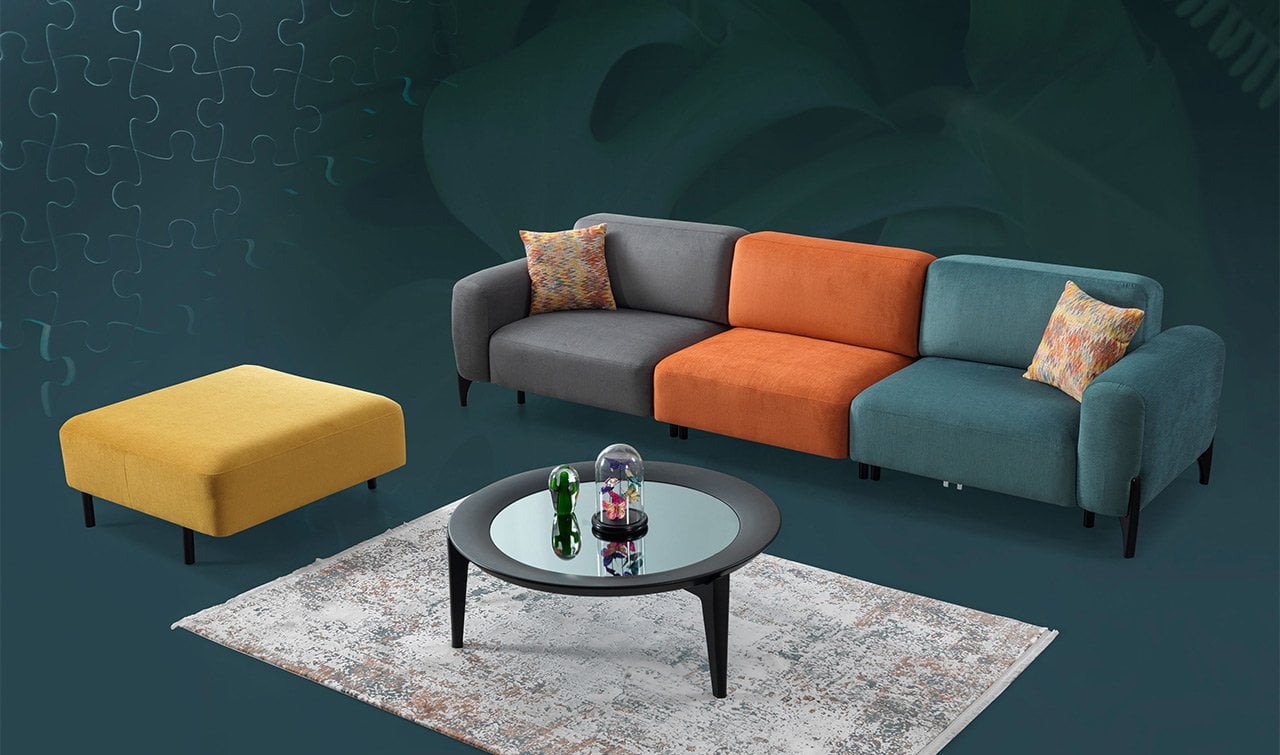 Puzzle Modüler Koltuk - Mini